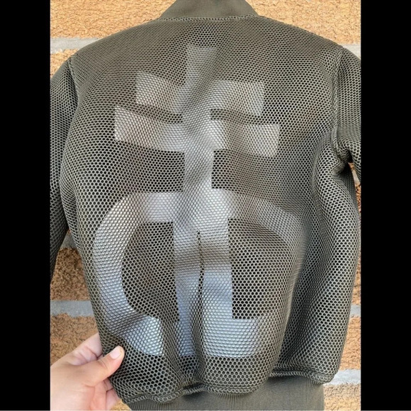 Drop Dead Blasphemy 2.0 green mesh bomber jacket in size XS. - Picture 7 of 12